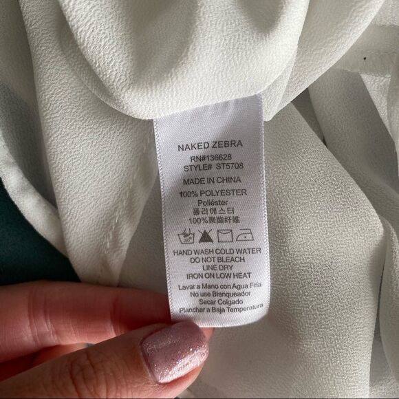 Naked Zebra Scalloped Tank - Picture 11 of 11